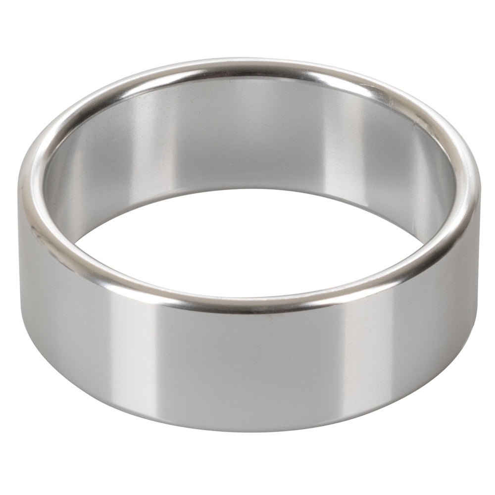 Alloy Metallic Ring Extra Large Silver