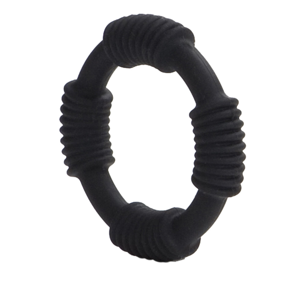 Hercules Silicone Ring Black