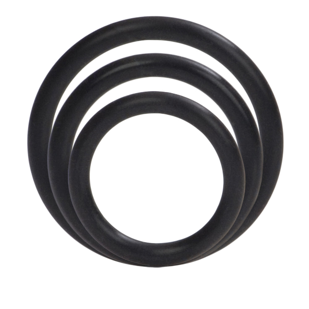 Silicone Support Rings Black