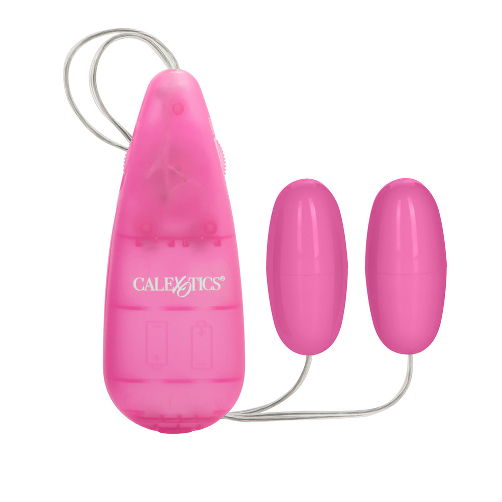 Pocket Exotics Vibrating Double Pink Bullets Pink