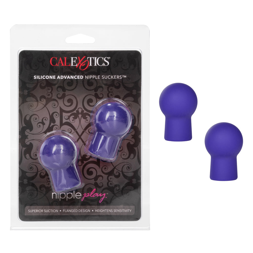 Nipple Play Silicone Advanced Nipple Suckers Purple