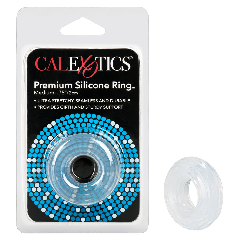 Premium Silicone Ring Medium Clear