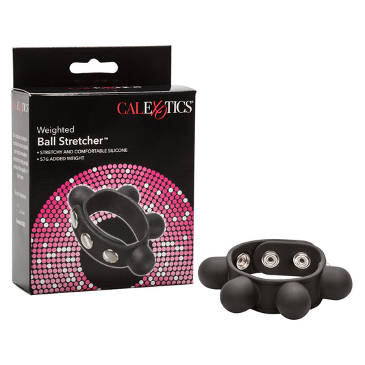 Silicone Weighted Ball Stretcher Black