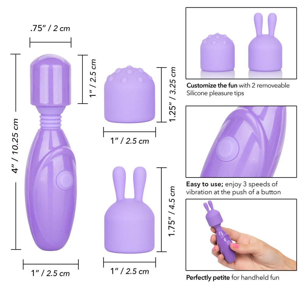 Dr. Laura Berman Olivia Rechargeable Mini Massager With Attachments