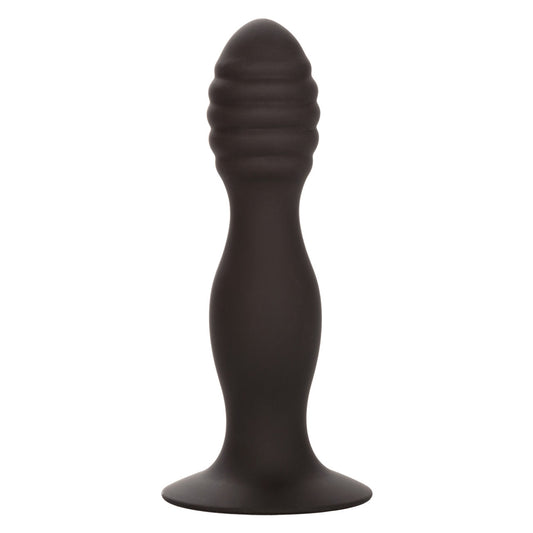 Silicone Ribbed Anal Stud