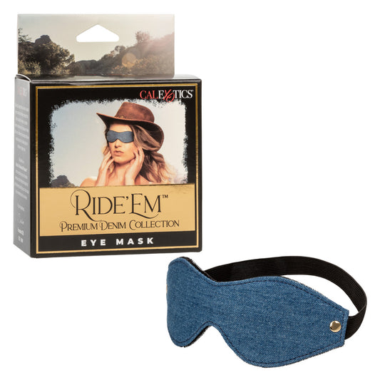 Ride &#39;Em Premium Denim Collection Eye Mask