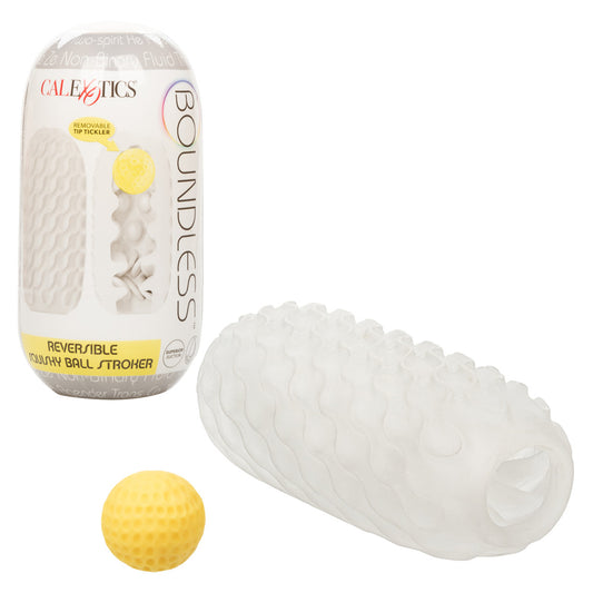 Boundless Reversible Squishy Ball Stroker Yellow