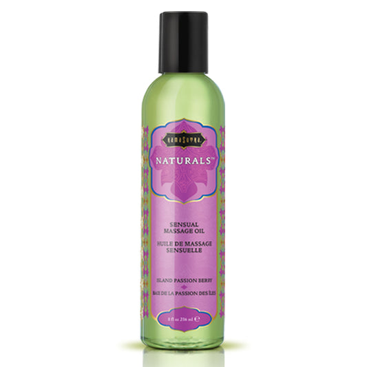 Naturals Massage Oil Island Passion Berry 8 oz.