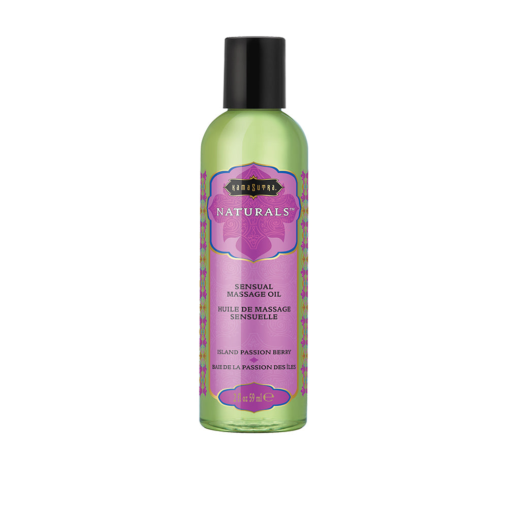 Naturals Massage Oil Island Passion Berry 2 oz.