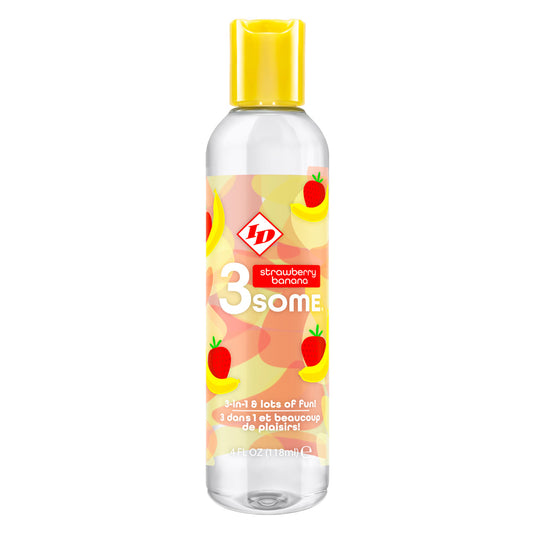 Id 3Some Strawberry Banana Lube 4 oz.