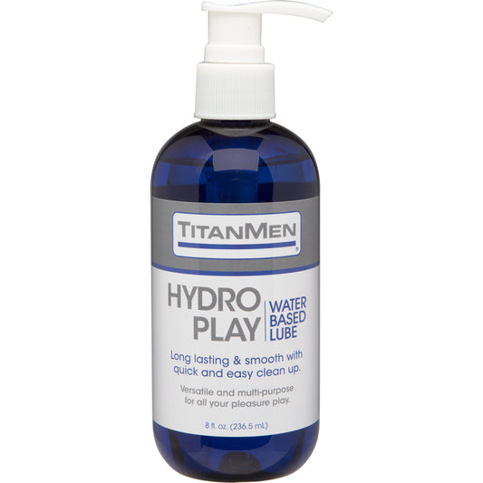 Titanmen Hydro Play Water Based Lube 8 oz.
