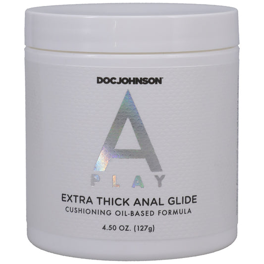 A-Play Extra Thick Anal Glide Cushioning Oil-Based Formula 4.5 Oz.