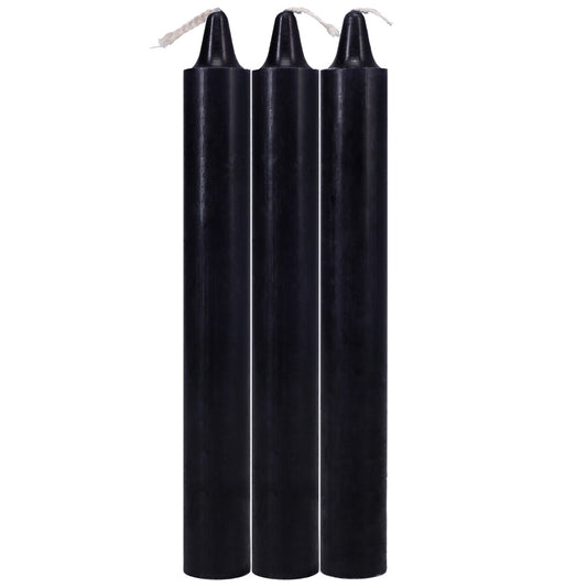 Japanese Drip Candles 3 Pack Black