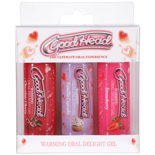 Goodhead Warming Oral Delight Gel 3 Pack 2 Oz.