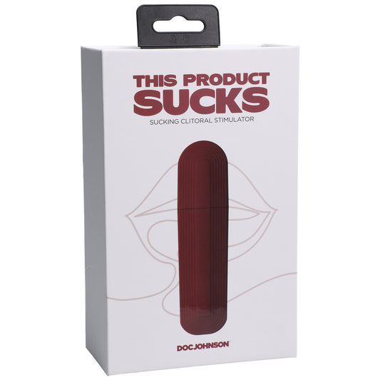 This Product Sucks Sucking Clitoral Stimulator Rechargeable Red