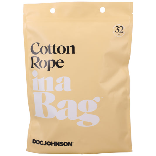 Cotton Rope In A Bag 32 Feet Black