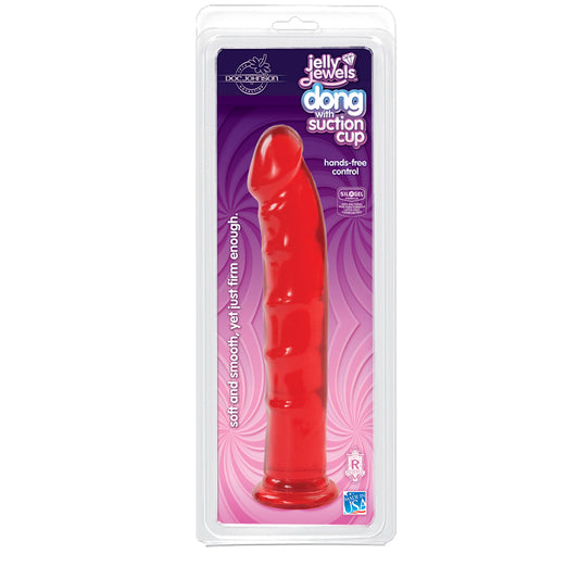 Jelly Jewels - Dong With Suction Cup Ruby