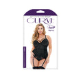 Load image into Gallery viewer, Odessa Molded Cup Bustier With Matching Panty Black - 3X/4X Boxed
