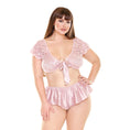 Load image into Gallery viewer, Norah Tie Front Top & Tap Pant -  1X/2X Boxed
