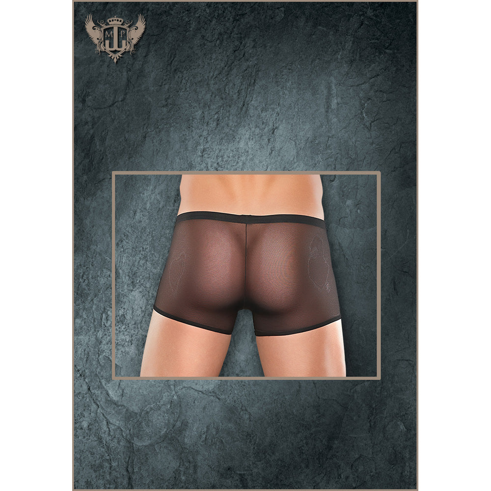 Stretch Mesh Pouch Short Black 3X