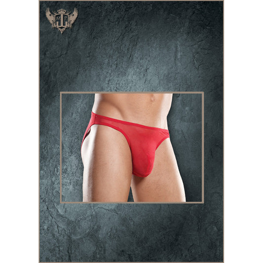 Stretch Mesh Wonder Bikini Red 1X