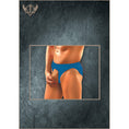 Load image into Gallery viewer, Nylon Spandex Pouchless Brief Royal One Size
