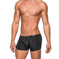 Load image into Gallery viewer, Seamless Sleek Short W/Sheer Pouch Black L
