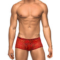 Load image into Gallery viewer, Stretch Lace Mini Short Red S
