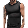 Load image into Gallery viewer, Black Nite Hoodie Tank Black Medium
