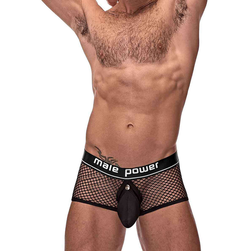 Cock Pit Net Mini Cock Ring Short Black S