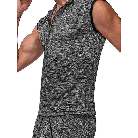 Peak Performance Zipper Muscle Tank Grey Large