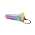 Load image into Gallery viewer, Creature Cocks Mystique Unicorn Silicone Key Chain
