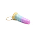 Load image into Gallery viewer, Creature Cocks Mystique Unicorn Silicone Key Chain
