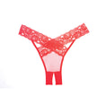 Load image into Gallery viewer, Adore Desire Panty Crotchless One Size Red
