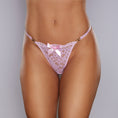 Load image into Gallery viewer, Adore Sunset Lace Thong Pink O/S
